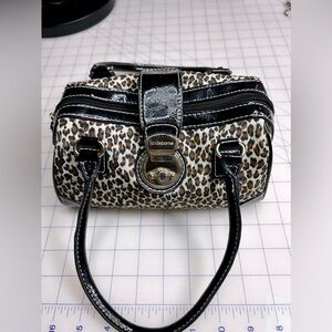 Liz Claiborne Leopard Print Small Handbag